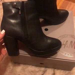 H&M  zara style premium quality leather boots